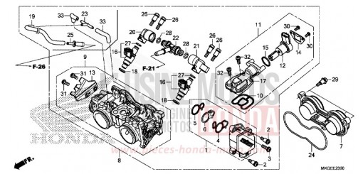 CORPS DE PAPILLON CMX500AL de 2020